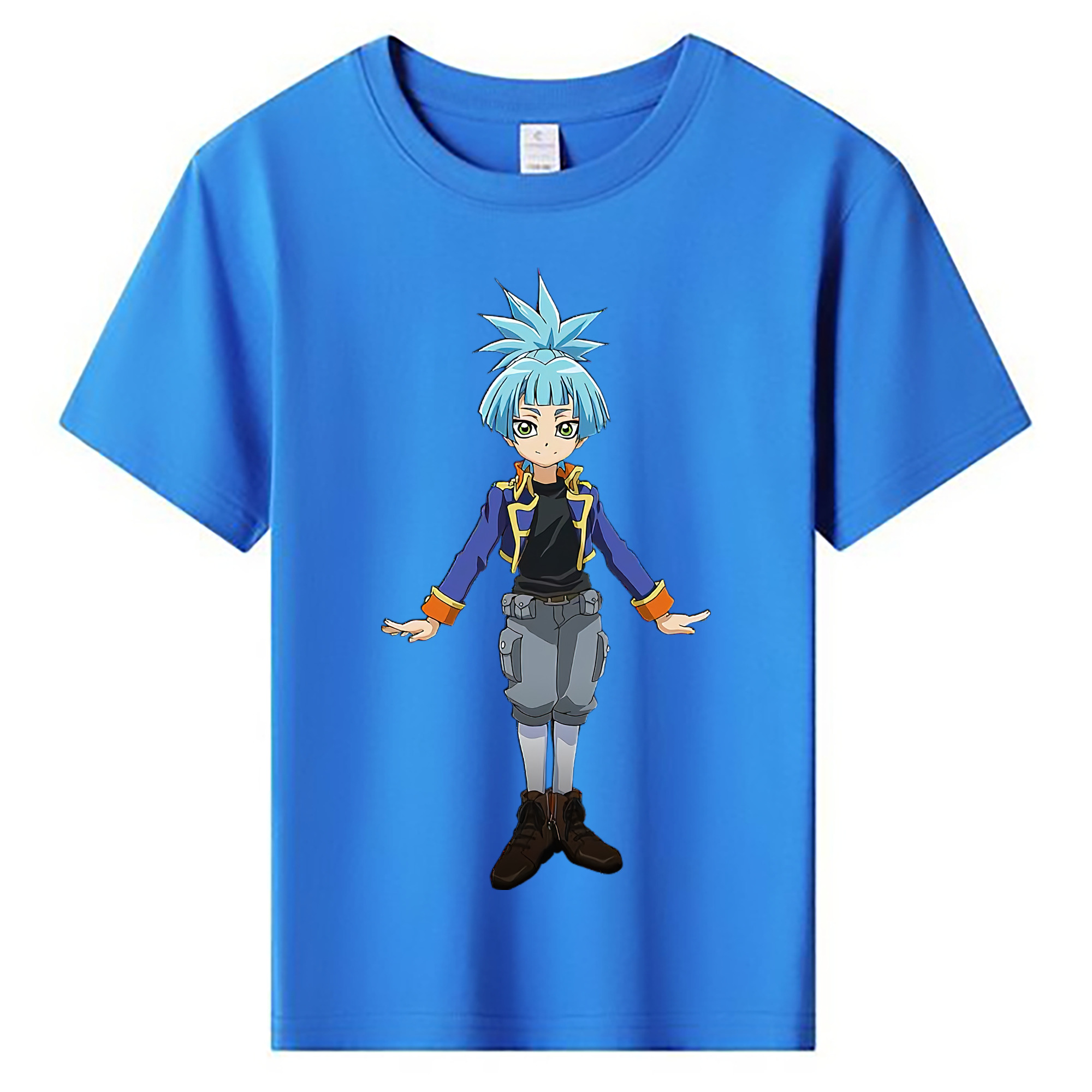 （画像用） 遊☆戯☆王 Yu-Gi-Oh! 綿100％キッズTシャツ（フロントプリント）